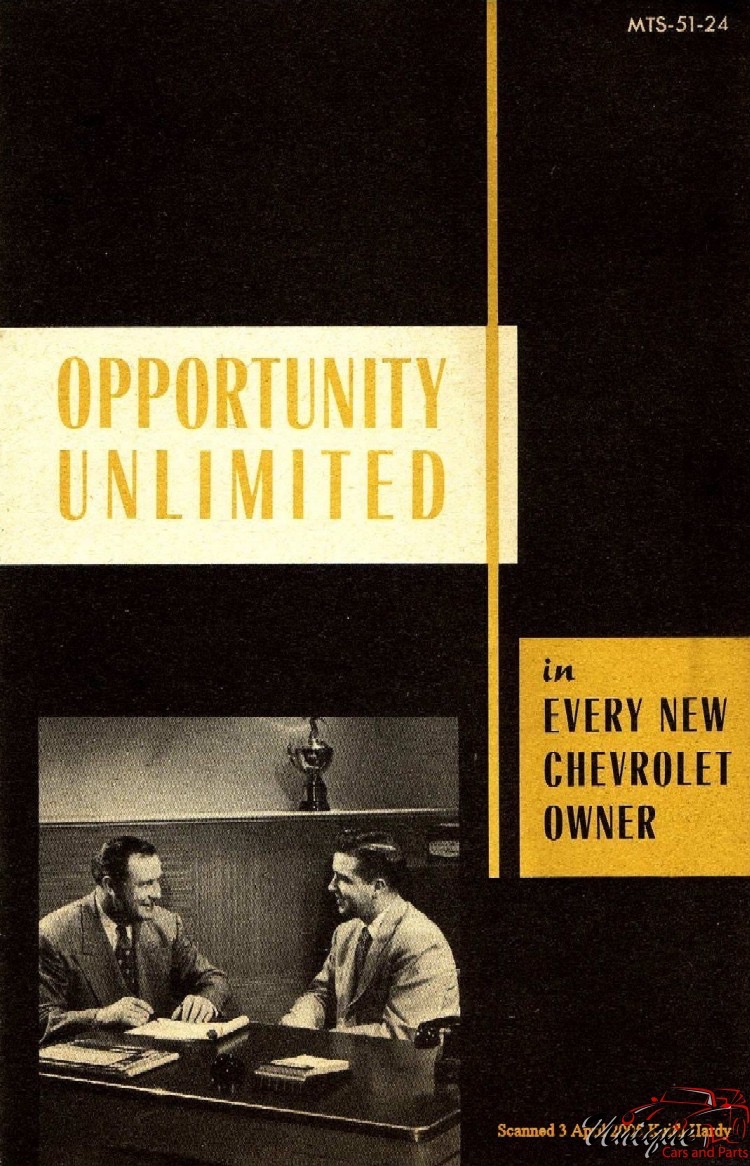 1951 Chevrolet Opportunity Unlimited Brochure Page 1